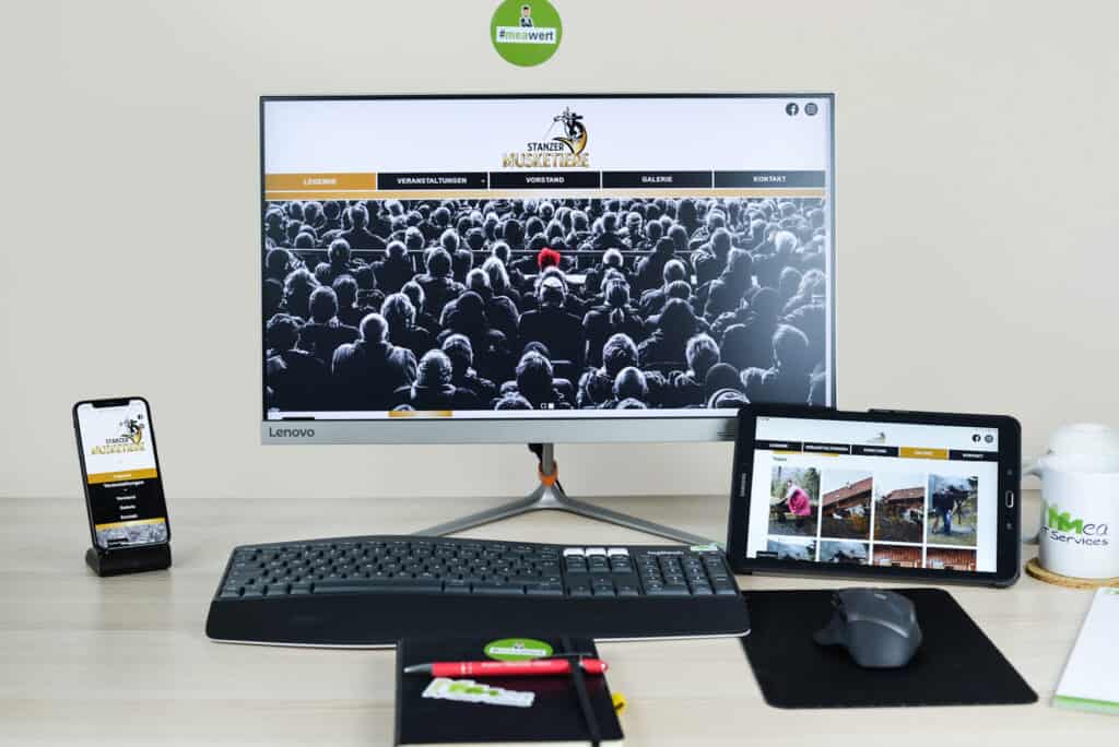 Websitedesign Stanzer Musketiere