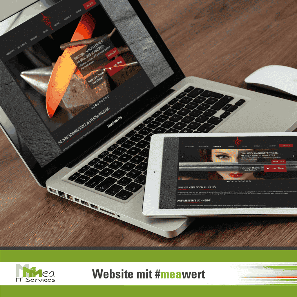 Website mit meawert Steirereisen