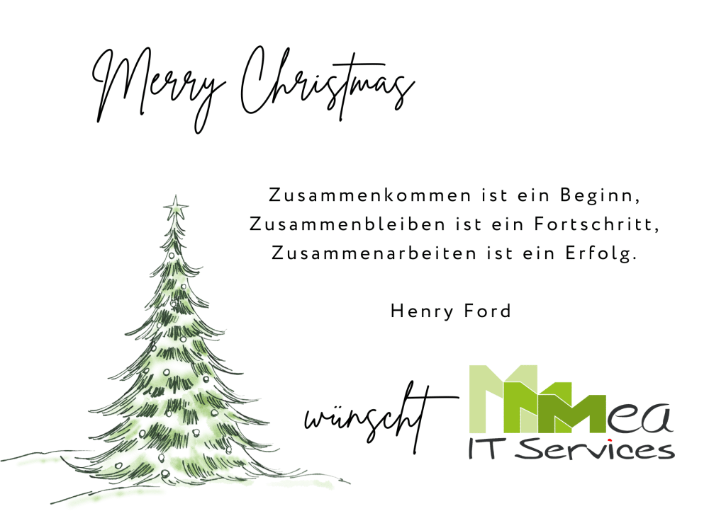 #mea Christmas 2023, frohe Weihnachten